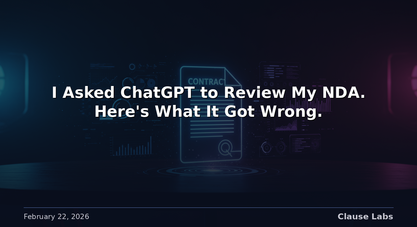 I Asked ChatGPT to Review My NDA. Here’s What It Got Wrong.