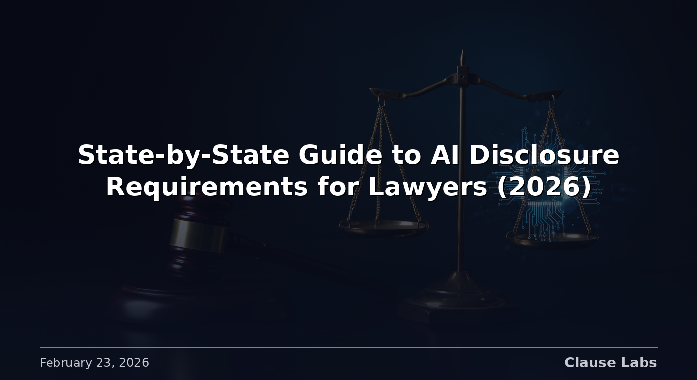 State-by-State Guide to AI Disclosure Requirements for Lawyers (2026)