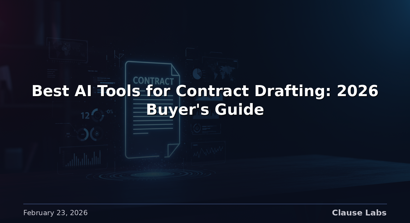 Best AI Tools for Contract Drafting: 2026 Buyer’s Guide