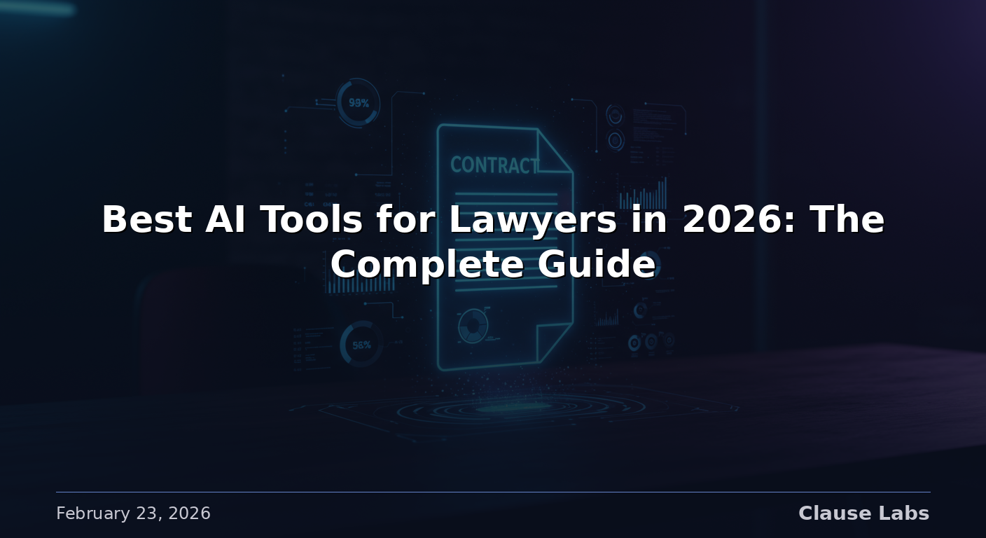 Best AI Tools for Lawyers in 2026: The Complete Guide