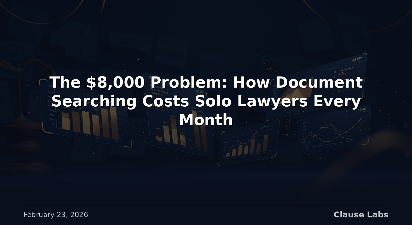 The 8,000 Problem: How Document Searching Costs Solo Lawyers Every Month