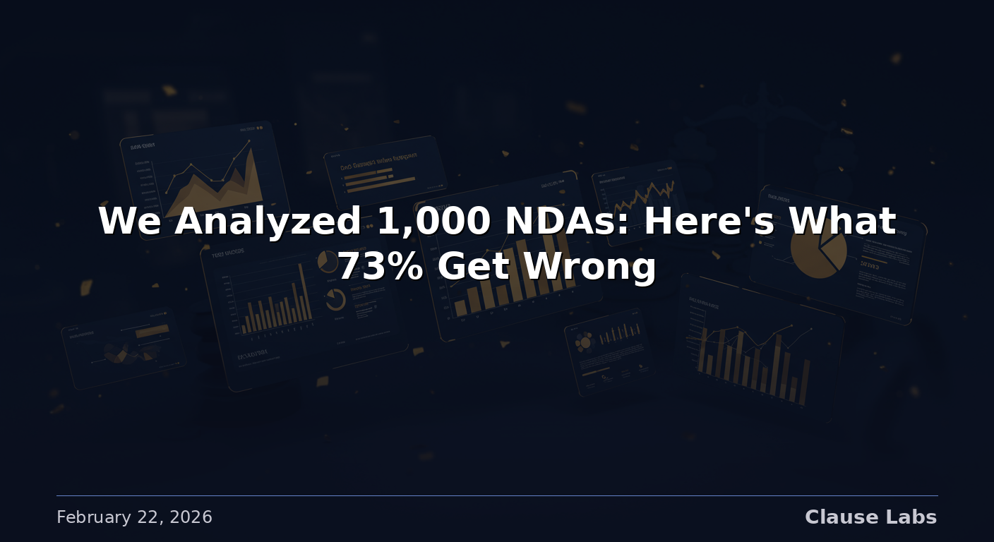 We Analyzed 1,000 NDAs: Here’s What 73% Get Wrong
