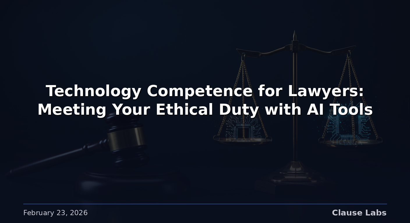 Technology Competence for Lawyers: Meeting Your Ethical Duty with AI Tools