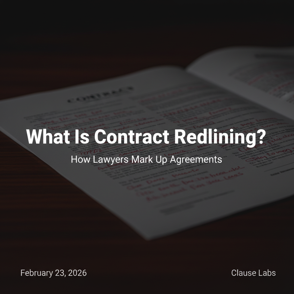 What Is Contract Redlining? How Lawyers Mark Up Agreements